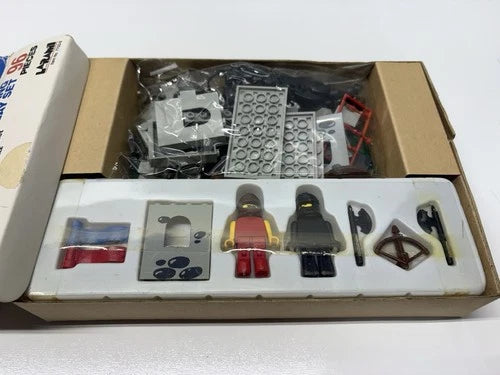 RARE Vintage COKO Castle Building Play Set 96 Pc Laram 7703-0