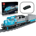 Train Building Block Set, Freight Cargo Internal Combustion Locomotive Model Bui