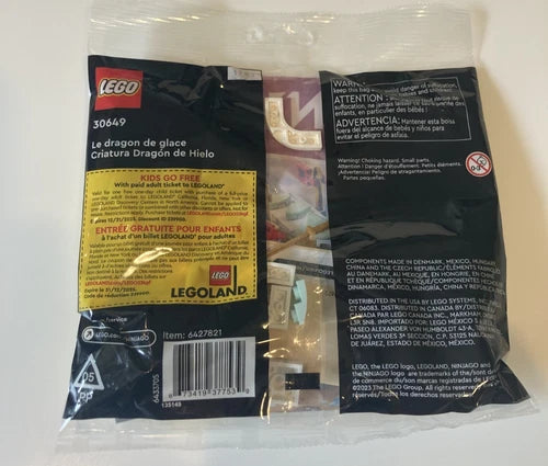 LEGO NINJAGO 30649 ICE DRAGON CREATURE 2-IN-1 SET MINT & RETIRED PRODUCT!