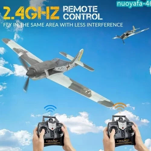 US Volantex FW190 Fighter 2.4G RC Airplane 4CH 6-Axis Remote Aerobatic Plane Toy