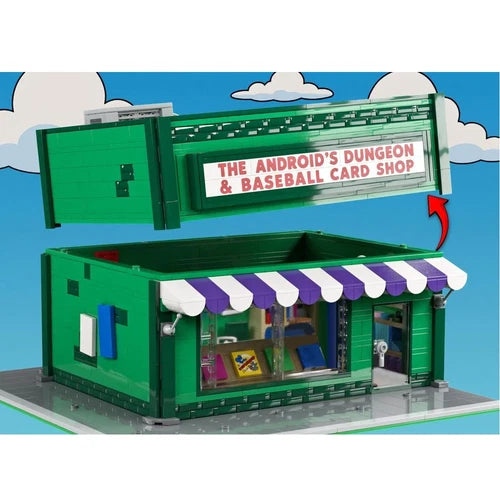 New Simpsons Android's Dungeon Baseball Card Shop Building Blocks Set Unbranded