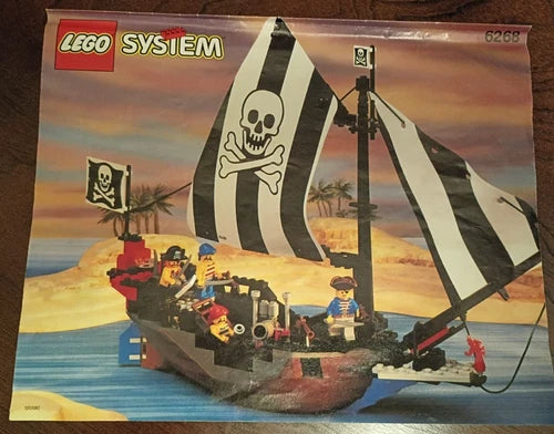LEGO System 6268 Pirates: Renegade Runner - 99% Complete - See Description