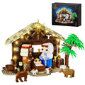 1PCs Nativity Scene Building Block Set 1000pcs NEW