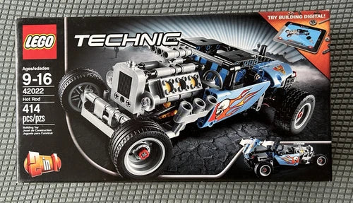 LEGO Technic Hot Rod (42022) – Retired Collector Set Brand New Sealed 414 pcs