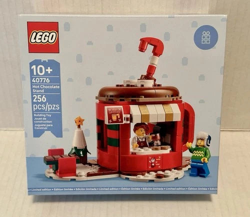 LEGO 40778 Winter Gazebo, 40776 Hot Chocolate Stand, 40777 Gingerbread Train NEW