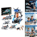 kiothdre K96231 5 in 1 STEM RC Robot Building Kit Fighter Jet APP 2.4GHz Remote