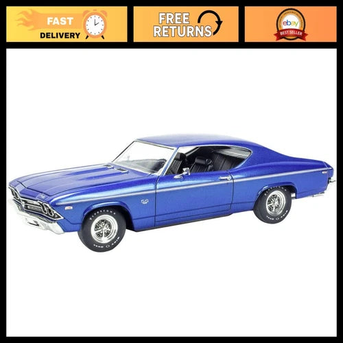 1969 Chevelle SS 396 Model Car Kit 1:25 Scale, 125-Piece Plastic Building Kit, S