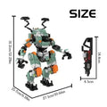 BT-7274 Vanguard-class Titan MOC Building Blocks Titanfall 2 Bricks Toy Decor