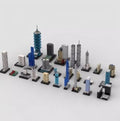 World Trade Center Building Model Boy Building Blocks Gift Kits