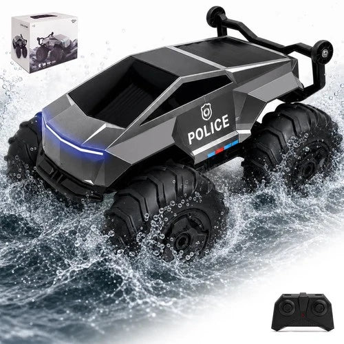 RC Truck 1:16 Scale Amphibious Car Boat 4WD Waterproof - All-Terrain Remote