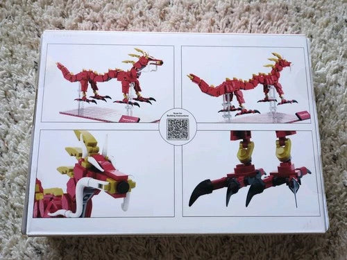 New Thermo Fisher Scientific Dragon Building Block Set Blocks 439 Pieces