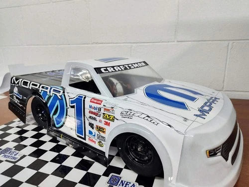 SHARK RC BODIES The Black Sheep 1/10 Short Course RAM Truck CLEAR Body Dodge .04