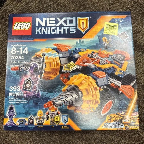 Lego 70354 Axl's Rumble Maker Nexo Knights NEW 395 pcs 8-14 - New & Sealed