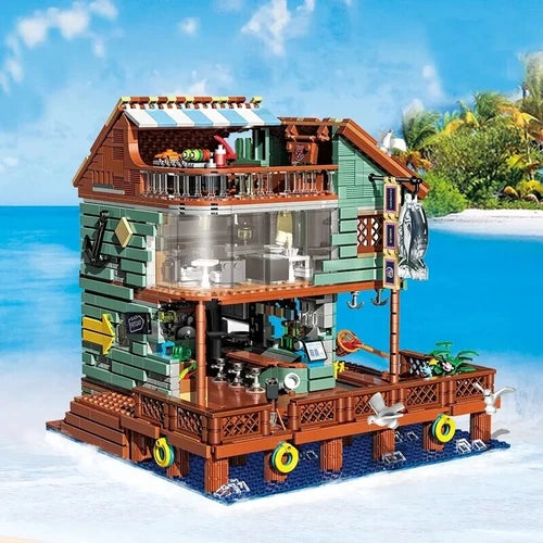 Sea Room Villa Building Blocks House Set