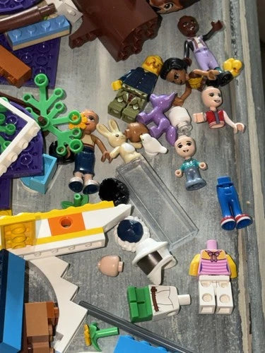 LEGO Friends Disney Huge Mixed Lot 41450 41703 43181 Figures Manuals Parts