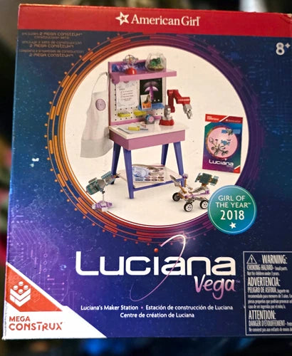 American Girl Luciana's Maker Station Mega Construx 205pc Luciana Vega 8+ DYC19
