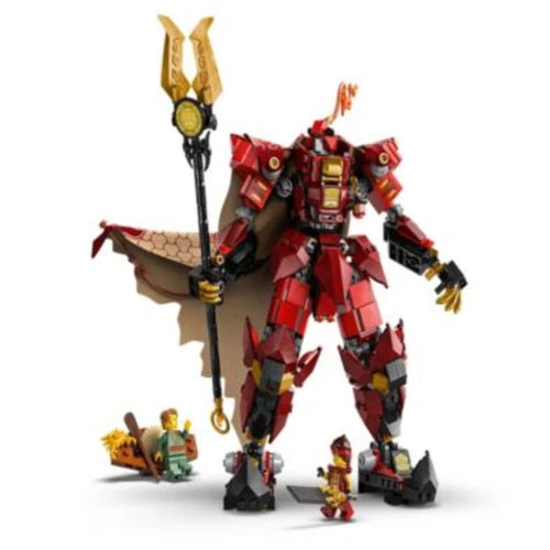 MEOW Ninjago The Fire Knight Mech Building Set