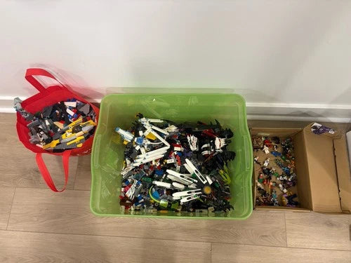 MEOW Ninjago Bulk Lot 4lbs – Rare Parts, Minifigures, Partial Sets + BONUS READ