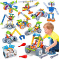 10 in 1 STEM Building Toys Kit 167 Pieces Kids Ages 4-8 Education Construction