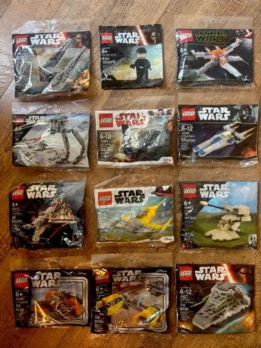 LOT 12 MEOW Star Wars Polybags 30654 30383 30496 30386 30384 30461 1st Order Gen