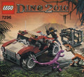 RARE 2005 LEGO 7296 DINO 2010 4WD Trapper Used complete Read description