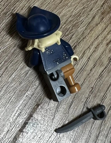 LEGO Pirates Caribbean Davy Jones POC031 Minifigure Black Pearl 4184 Rare