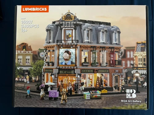 Lumibricks Funwhole Brand NEW Brick Art Gallery- With Light Kit Brick Set