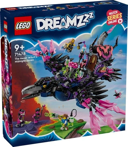 LEGO Dreams Never Witch's Midnight Raven Toy Christmas Present Present Block Boy