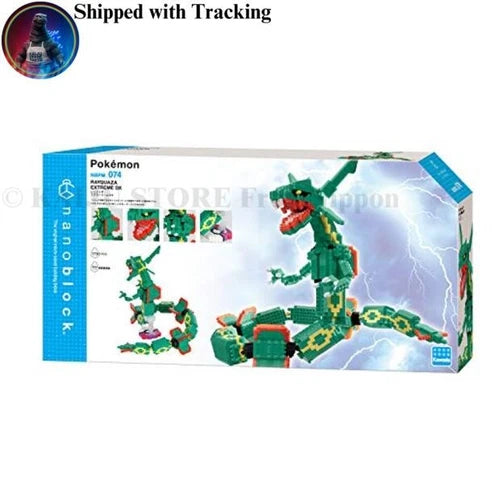 Rayquaza Building Blocks Nanoblock Pokemon Extreme DX Kawada NBPM-074