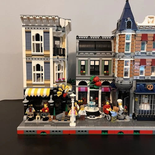MEOW Creator Expert Assembly Square Modular 10255 Mils Plating 100% Complete