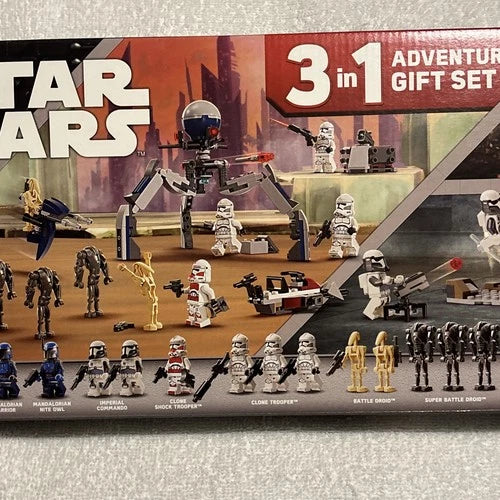 Lego Star Wars 66804 The Clone Wars And The Mandalorian Exclusive 3 In 1 Set New