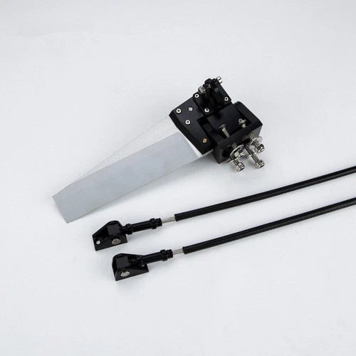 CNC Aluminum Catamaran Rudder Catamaran Rudder 155mm Electric RC Boat