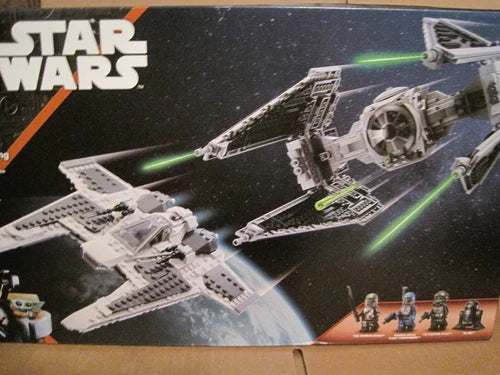 2023 LEGO 75348 STAR WARS MANDALORIAN FANG FIGHTER VS. TIE INTERCEPTOR--NEW