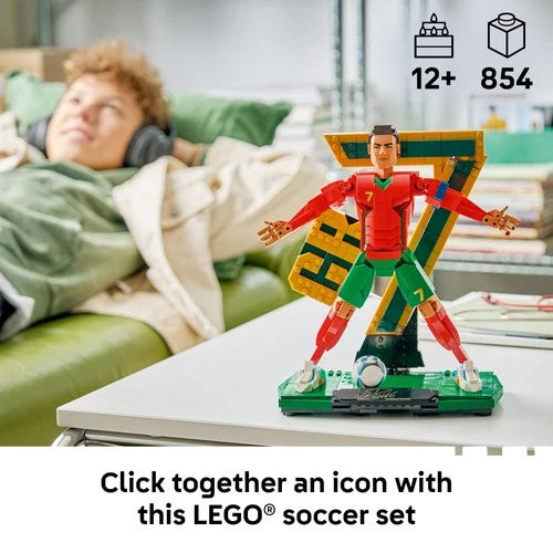 LEGO Editions Cristiano Ronaldo – Soccer Legend - Building Set for Multicolor