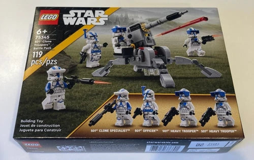 LEGO 75345 STAR WARS 501ST CLONE TROOPERS BATTLE PACK MISB