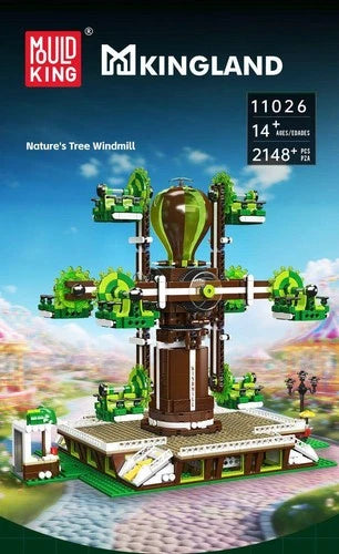 Mould King 11026 Wooden Windmill with Motor Building Blocks 2148pcs