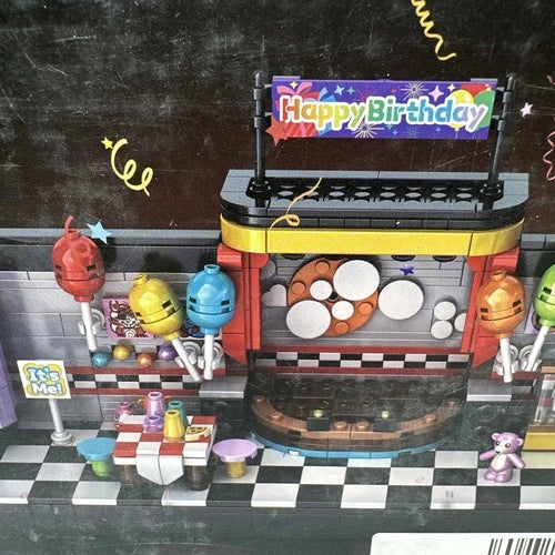 Tokmoc 3 in 1 Building Blocks Happy Birthday FNAF Stage 1388 pcs Age 12+No.66039