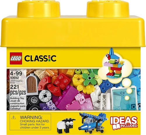 LEGO Classic Creative Bricks 10692 Building Blocks, Learning Toy (221 Pieces)