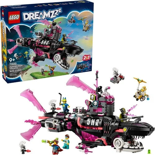 LEGO DREAMZzz #71500 Nightmare Shark Submarine Building Set NEW Sealed