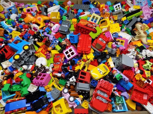 5 POUNDS!!! MEOW Duplo Super Fun Lot Minifigures Animals Toys....... {WASHED}