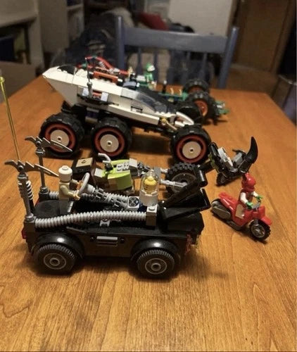 Lego HUNDREDS Of Loose Pieces And Vehicles Some Off Brand Compatible