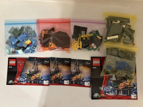 LEGO 9486 Cars 2 Oil Rig Escape 100% Complete