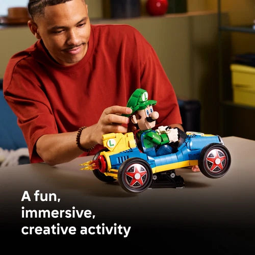LEGO Mario Kart - Luigi & Mach 8 - Building Set for Adults, Ages 18+ - Nintendo