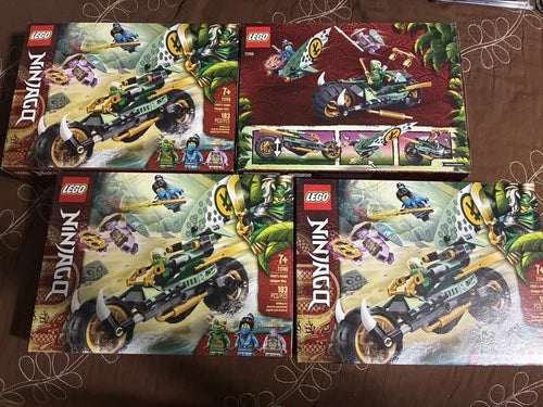 MEOW NINJAGO: Lloyd's Jungle Chopper Bike (71745) - New Sealed! Lot of 4