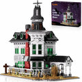 Gothic Victorian Manor Haunted House Building Set Blocks, Vintage Villa Archi...
