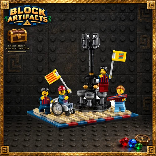 LEGO 40485 FC Barcelona Celebration 178 Pieces 5 Minifigures New Sealed
