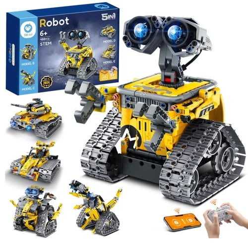Robot Building Kit with Remote Control STEM Gifts for Boys Age 8-13, Technic