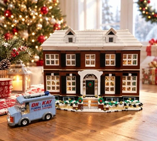 3,955-Piece Home Alone Movie Inspired Style House Building Block Set - Unbranded