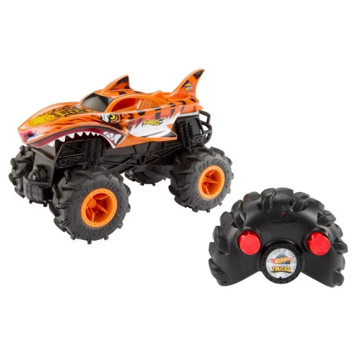 Hot Wheels RC Monster Truck Tiger Shark 1:24 Scale Remote Control Toy