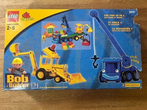 HTF Retired MEOW 3297 Duplo Bob The Builder Scoop & Lofty 100%CompleteManual&Box